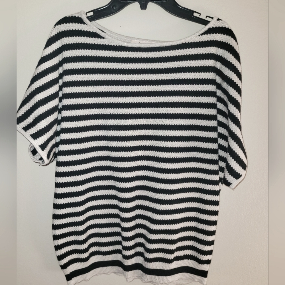 Philosophy Republic Clothing Cap sleeve striped top